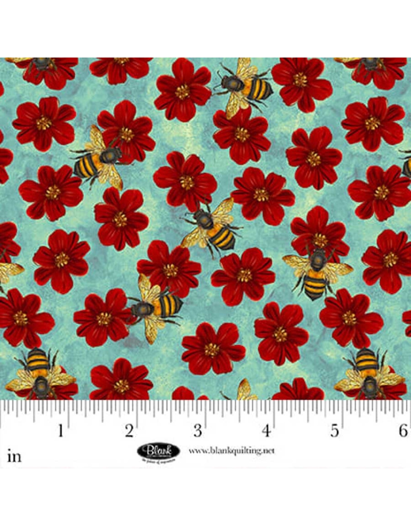 Blank Quilting JK Stewart - Enchanted Canopy - Flowers with Bees - B4609-70