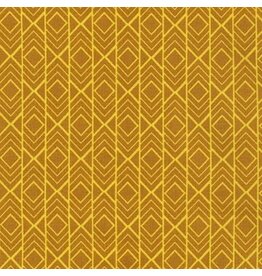 Robert Kaufman Sunroom - Diamond Stripe Yarrow coupon (± 51 x 110 cm)