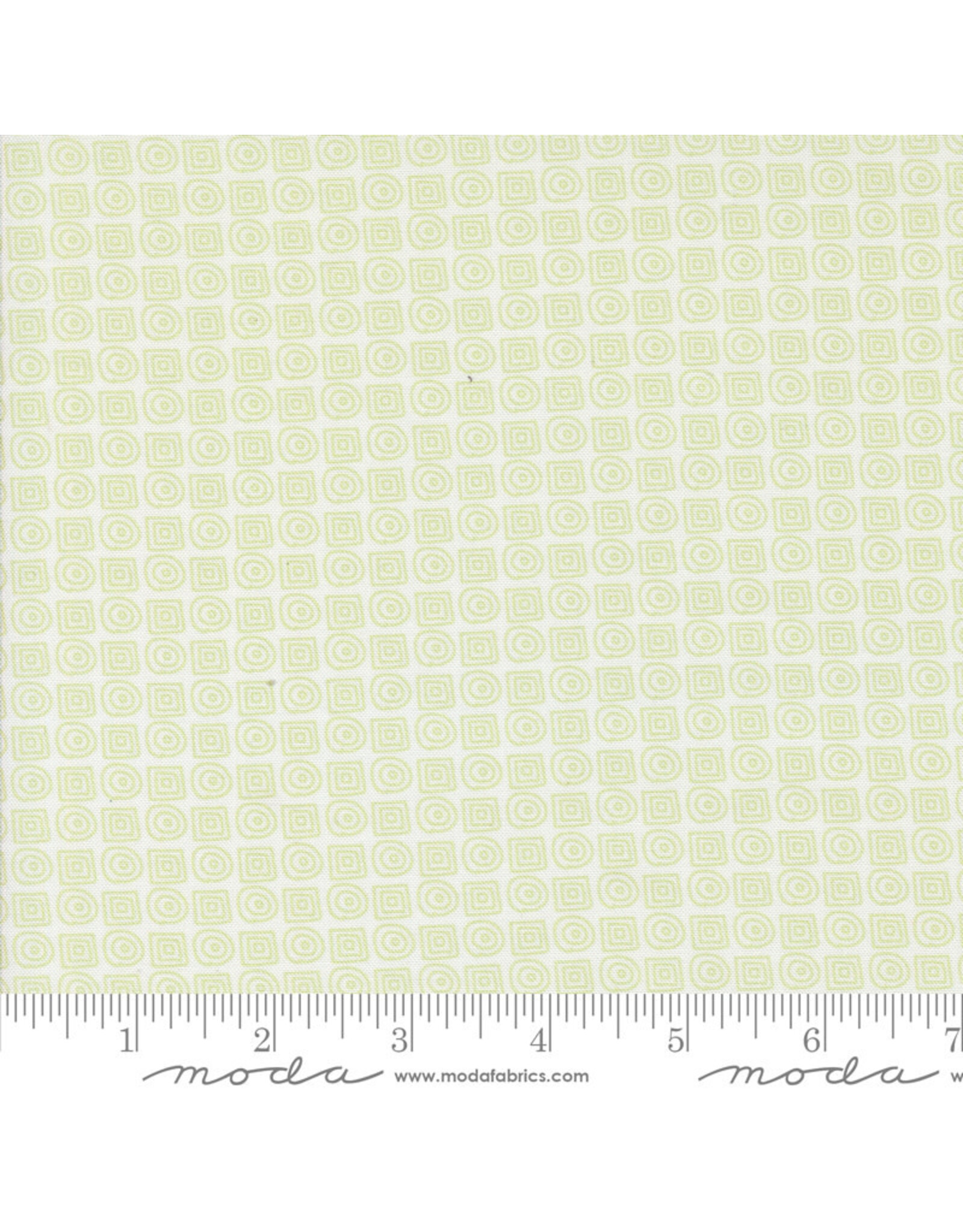 Moda Mixed Bag of Bonbons - Maze White Green coupon (± 50 x 110 cm)