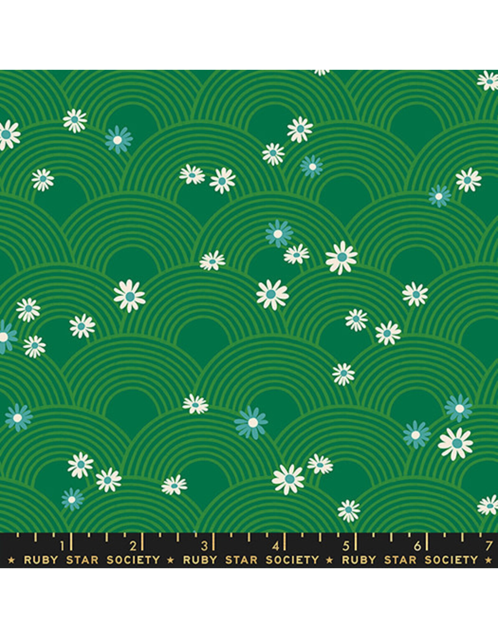 Ruby Star Society Rise and Shine - Meadow Evergreen coupon (± 66 x 110 cm)