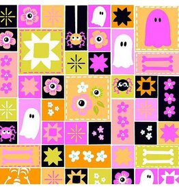Andover Ghostly Garden - Sew Spooky Pink