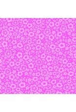 Andover KP Creates - Ghostly Garden - Floral Fright Pink - A-10197-E