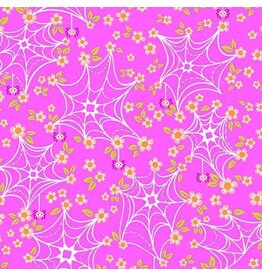 Andover Ghostly Garden - Web and Bloom Pink