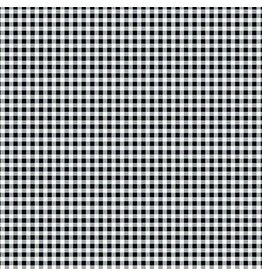 Andover Ghostly Garden - Bitty Gingham Black