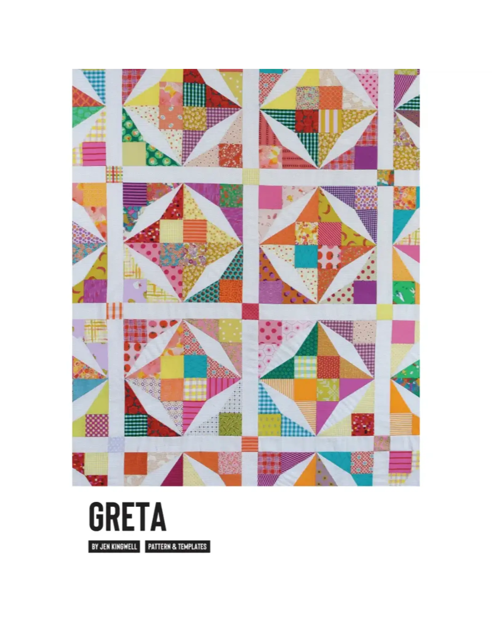 Jen Kingwell Designs Jen Kingwell Designs - Greta - Pattern and Acrylic Templates