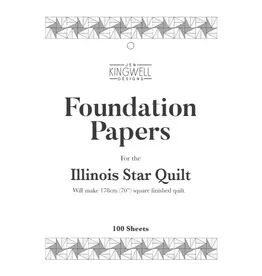 Jen Kingwell Designs Illinois Star - Foundation Papers