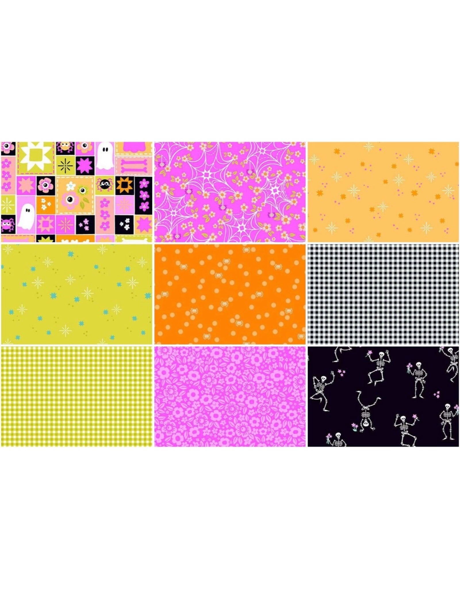 Andover KP Creates - Ghostly Garden - Fat Quarter Pakket
