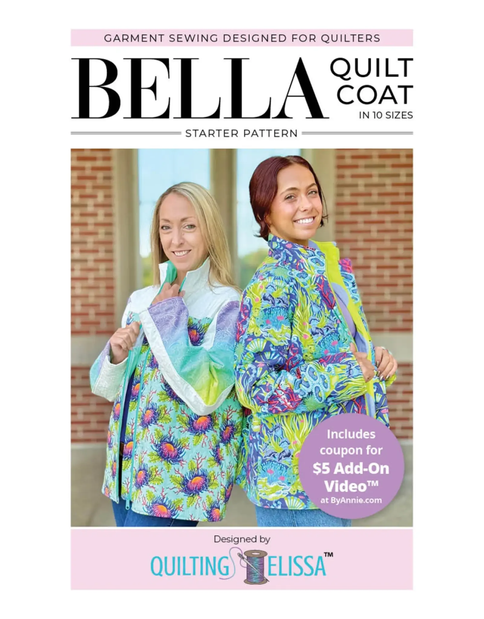 ByAnnie ByAnnie Patterns - Quilting Elissa - Bella Quilt Coat - QE101