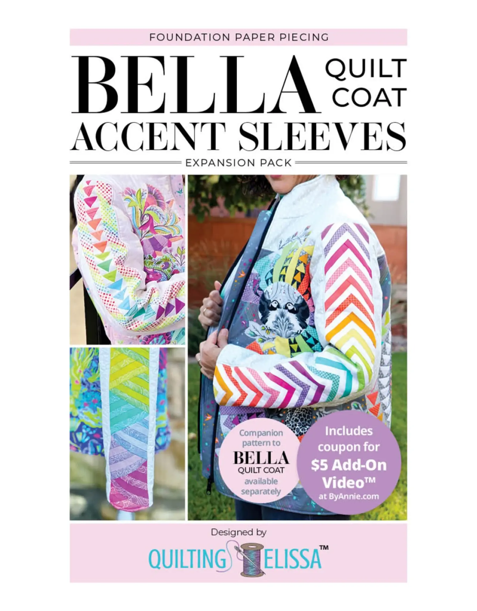 ByAnnie ByAnnie Patterns - Quilting Elissa - Bella Accent Sleeves - FPP - QE103