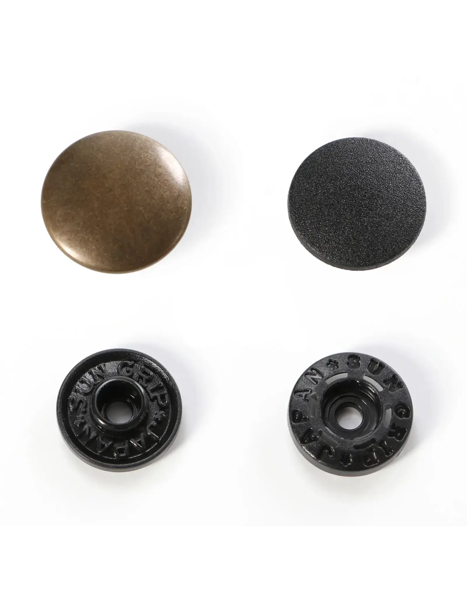 ByAnnie ByAnnie - Tool-Free Snaps - Set of Four - Antique Brass - HAR-SN-AB-FOUR