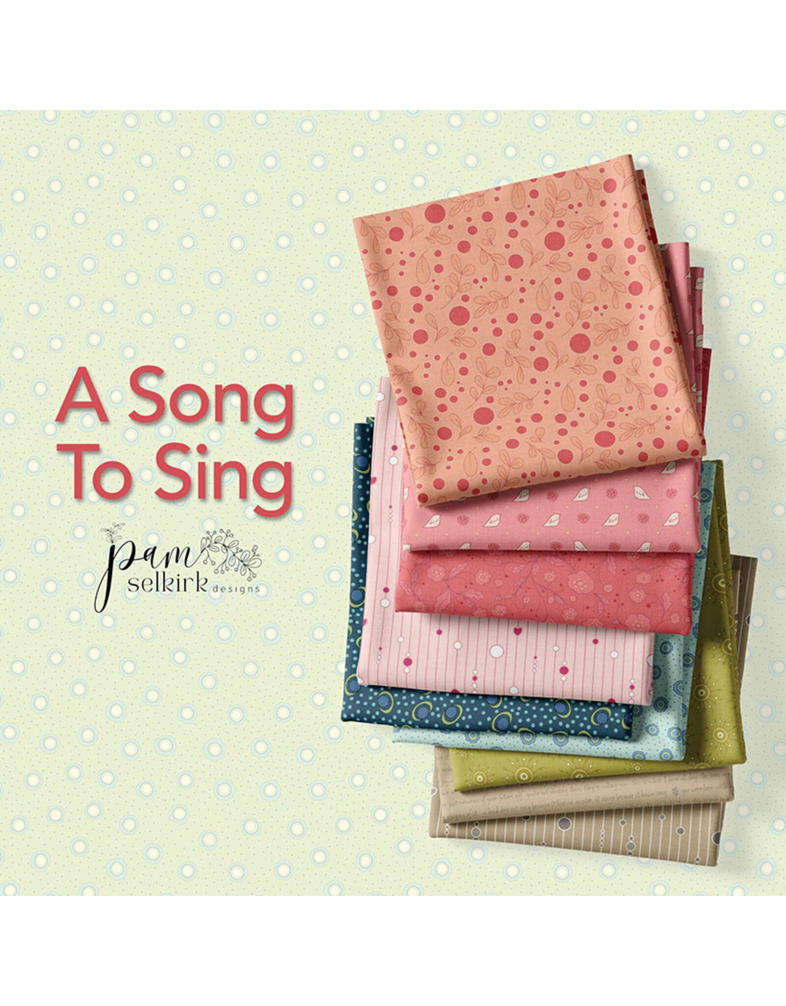 Andover Andover Fabrics - Pam Selkirk - A Song to Sing - Charm Pack