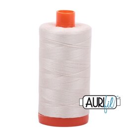 Aurifil Mako 50 - 1300m 2309 - Silver White