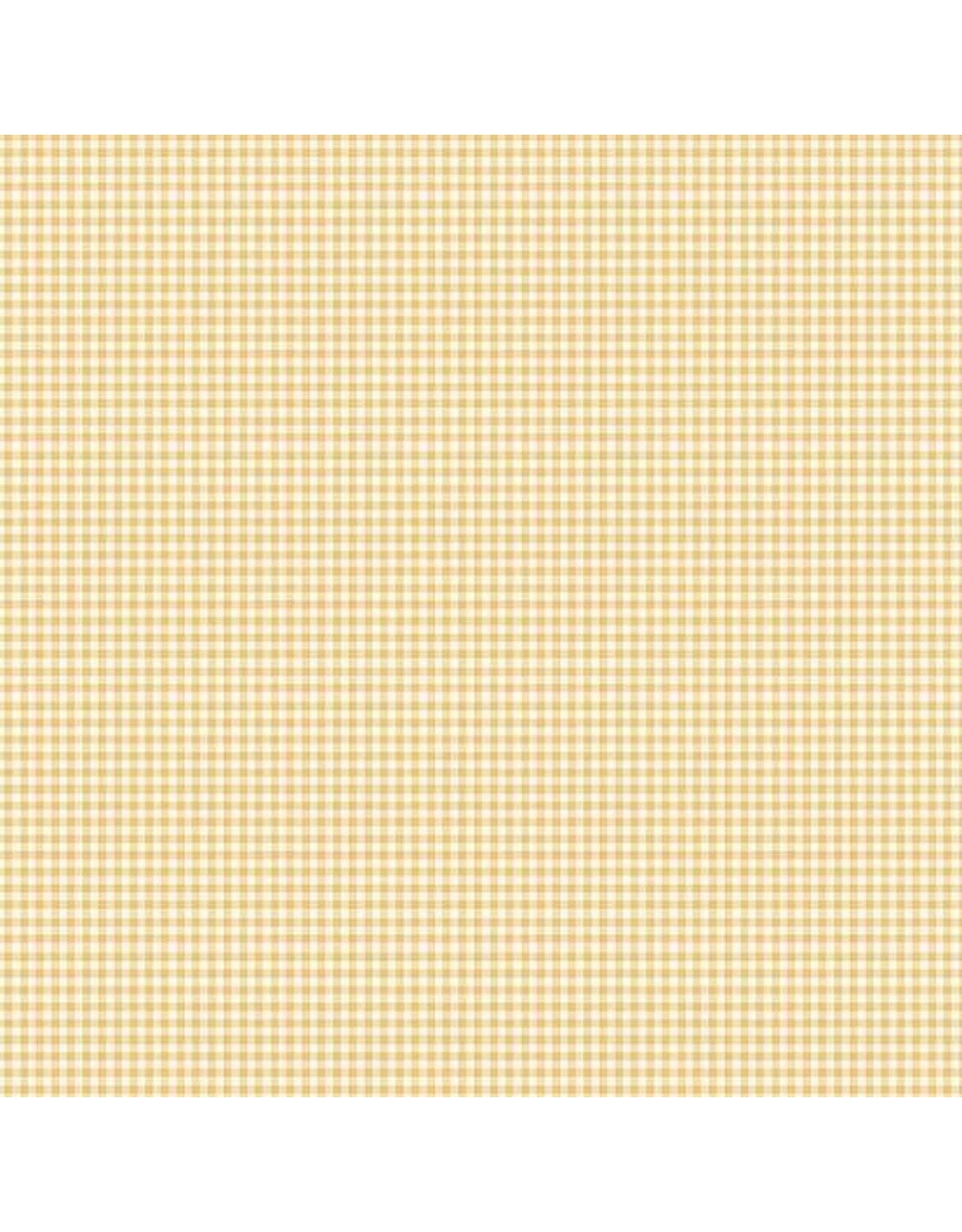 Makower UK Little Ones - Gingham Yellow coupon (± 62 x 110 cm)