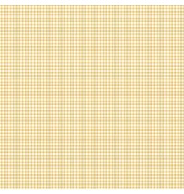 Makower UK Little Ones - Gingham Yellow coupon (± 62 x 110 cm)