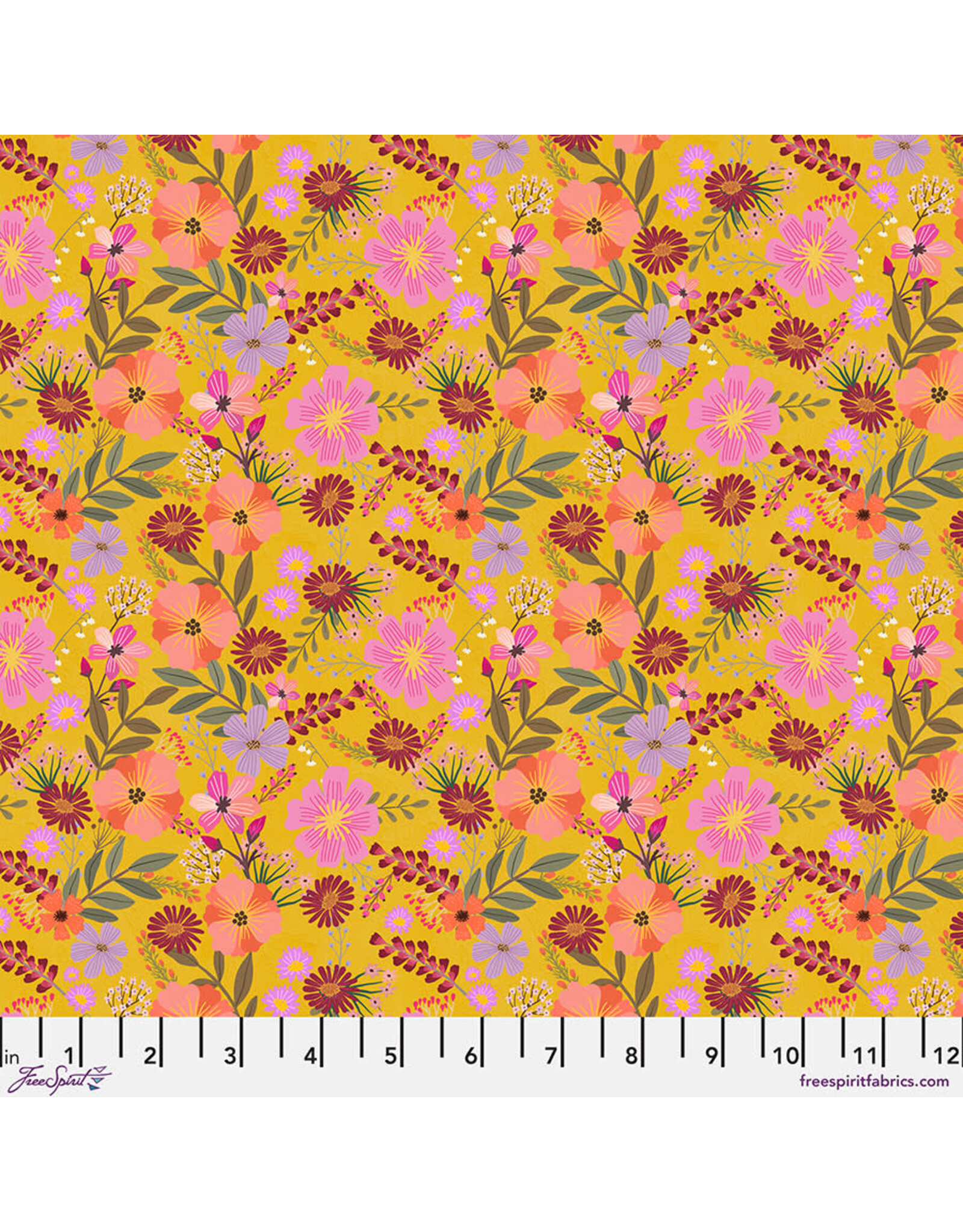 FreeSpirit Floral Fiesta - Daisy Delight - Marigold