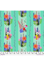 FreeSpirit Floral Fiesta - Floral Fusion - Aqua