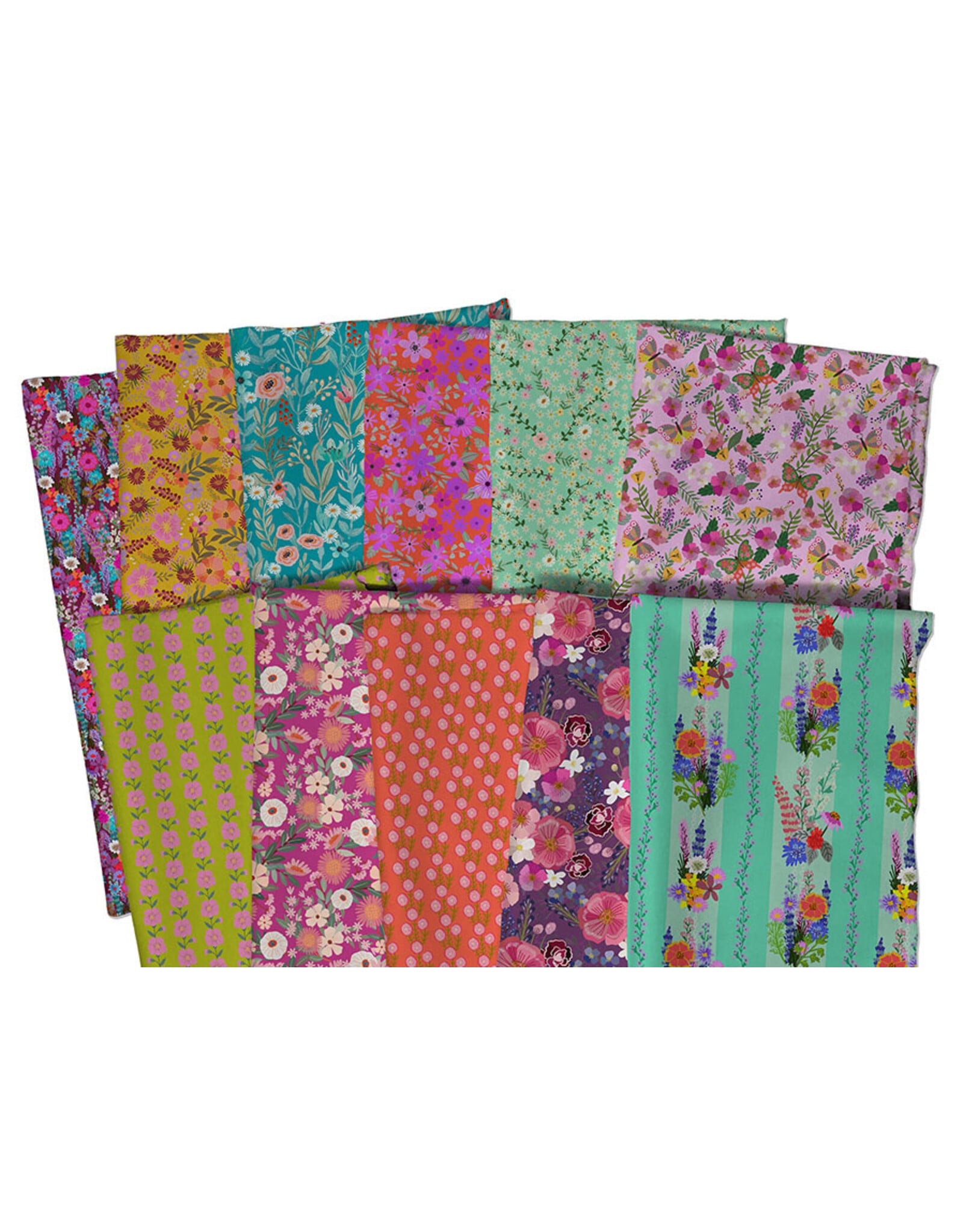 FreeSpirit FreeSpirit Fabrics - Mia Charro - Floral Fiesta - Fat Quarter Bundle