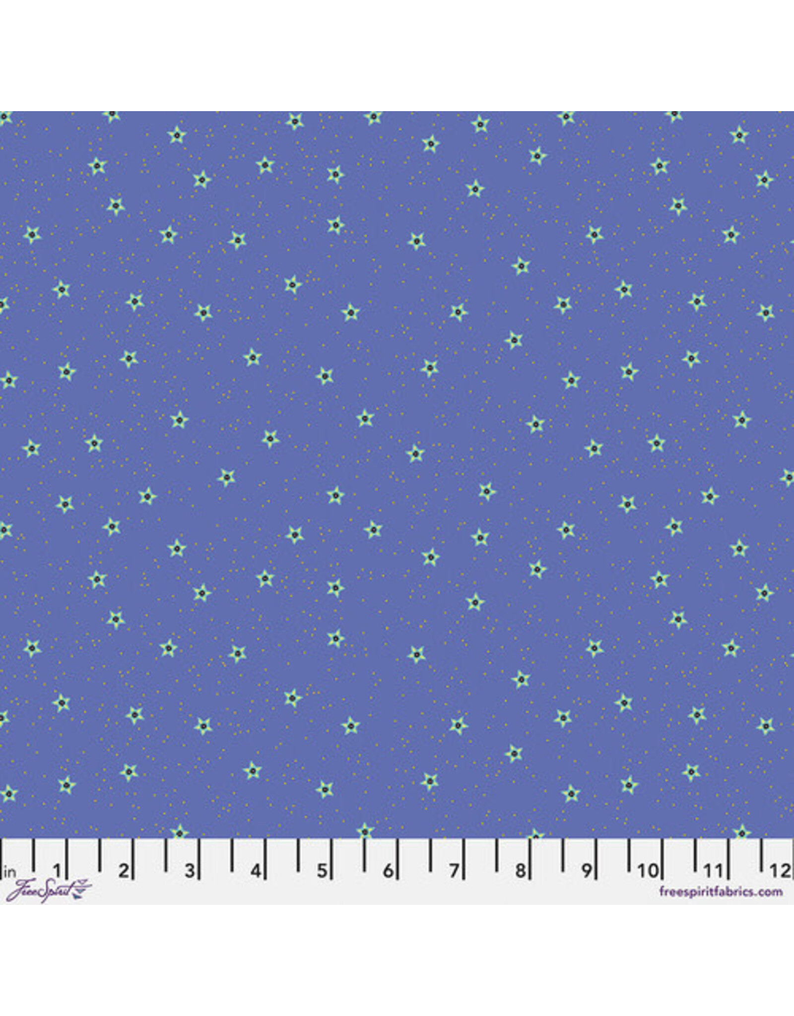 FreeSpirit Night Fancy - Glimmer Blue coupon (± 59 x 110 cm)