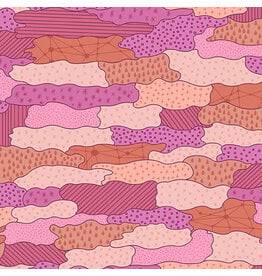Andover Skygazing - Quilted Cloud Cotton Candy coupon (± 56 x 110 cm)