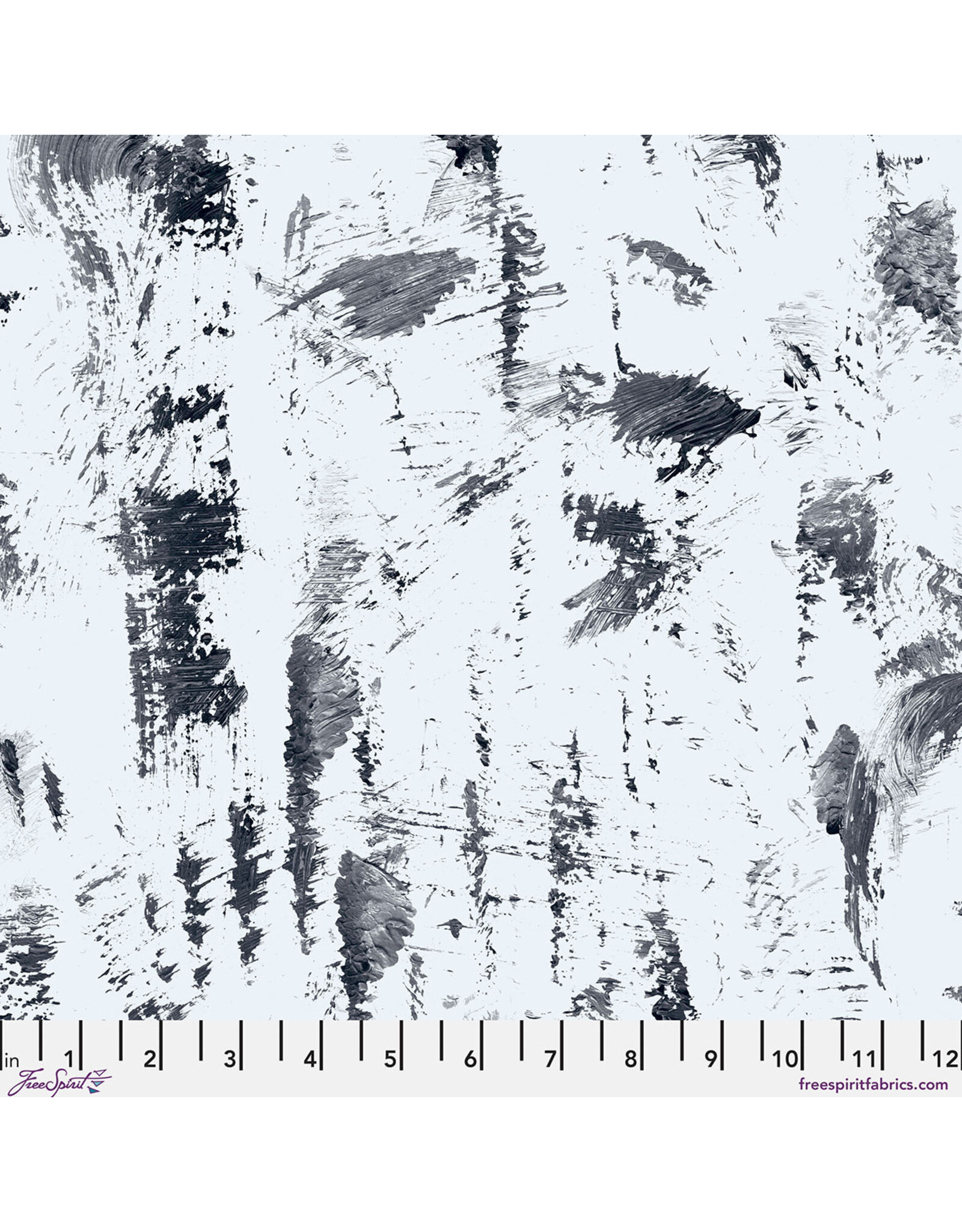 FreeSpirit Giucy Giuce - Hue - Brushstrokes - Stone - PWGG017.STONE