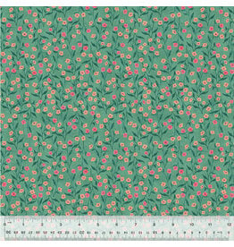 Windham Poppy - Ditsy Vine Teal coupon (± 56 x 110 cm)