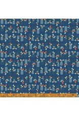 Windham Forget-Me-Not - Flower Jars Navy coupon (± 49 x 110 cm)