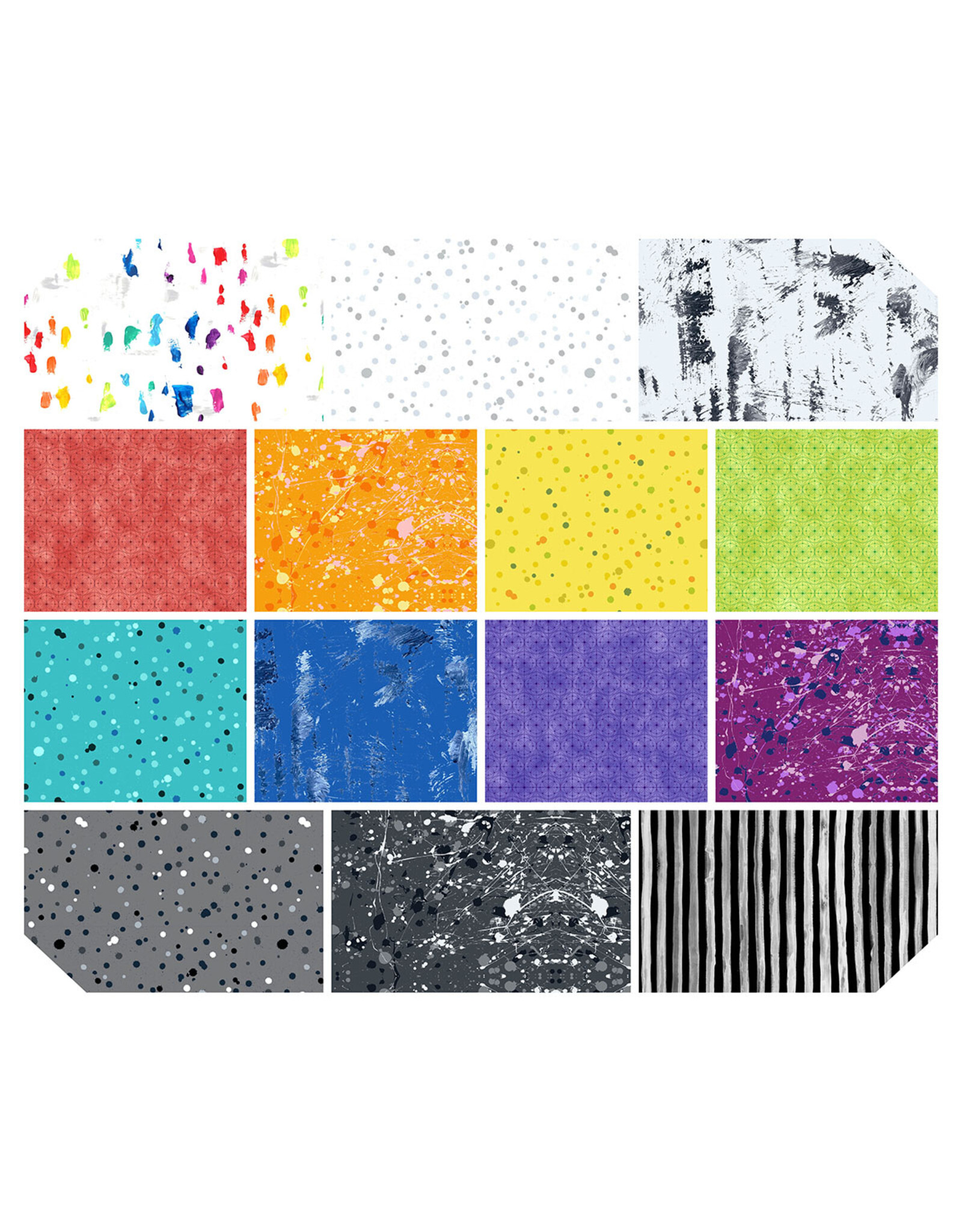 FreeSpirit Giucy Giuce - Hue - Fat Quarter Pakket