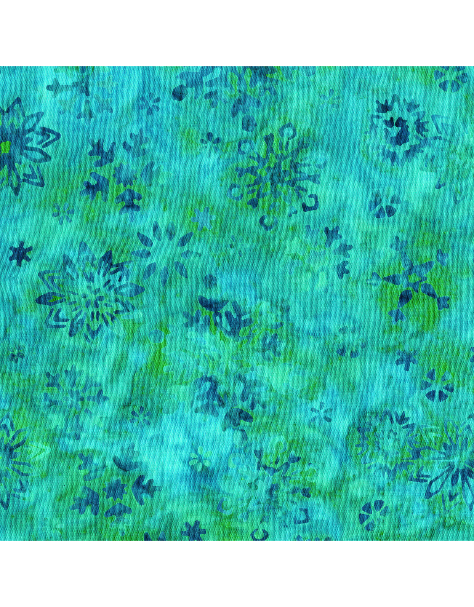 Anthology Fabrics Sea Breeze - Snowflakes Jade coupon (± 55 x 110 cm)
