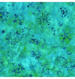 Anthology Fabrics Sea Breeze - Snowflakes Jade coupon (± 55 x 110 cm)