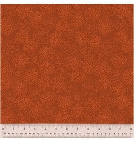Windham Harvest Gathering - Floral Imprint Pumpkin Spice coupon (± 40 x 110 cm)