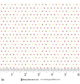 Henry Glass Bloomscape - Small Dots White