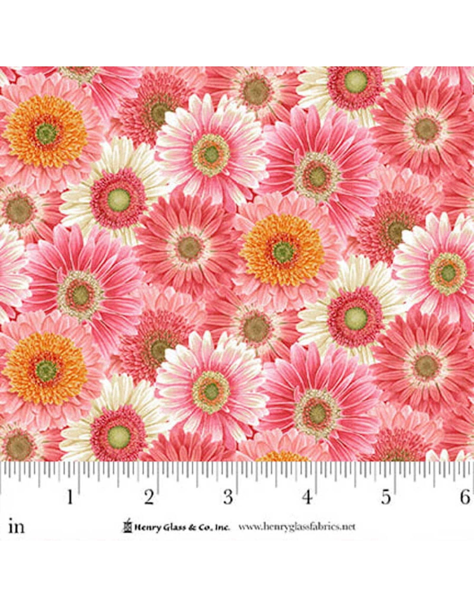 Henry Glass Bloomscape - Packed Flowers Pink