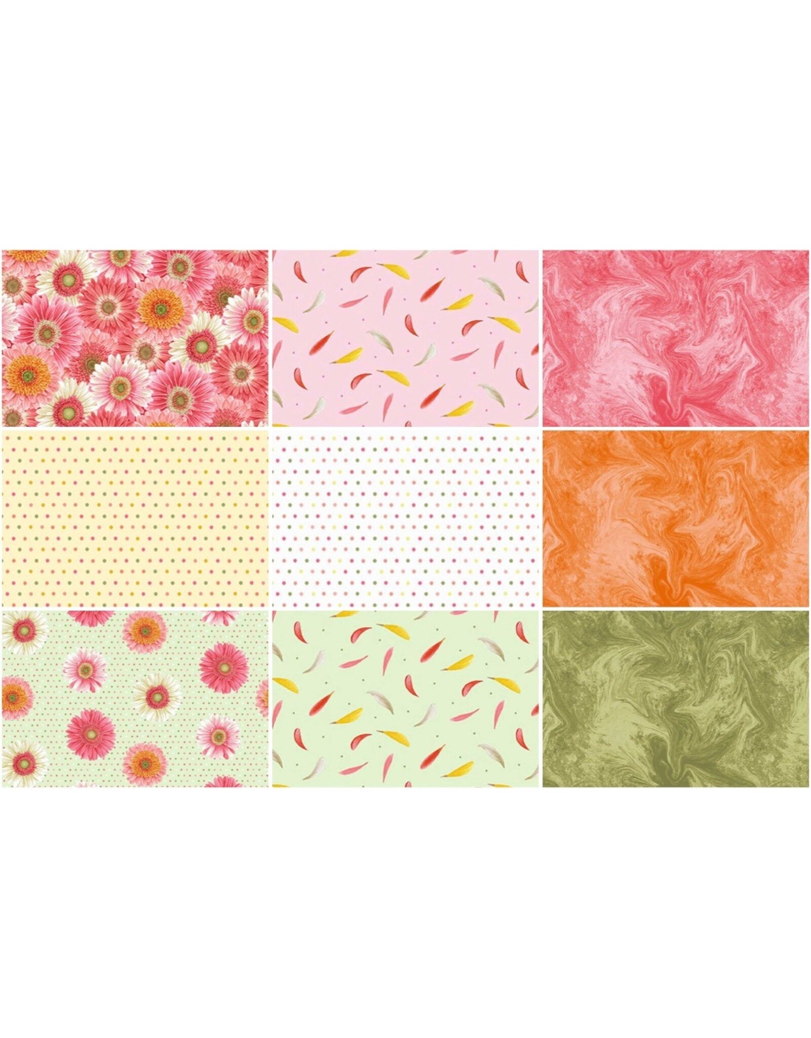 Henry Glass Henry Glass - Jane Shasky - Bloomscape - Fat Quarter Pakket
