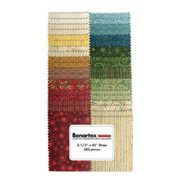 Benartex 2,5 inch Strip-pie - 12 Days of Christmas