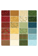 Benartex 2,5 inch Strip-pie - Nancy Halvorsen - 12 Days of Christmas
