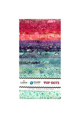 Lumin Fabrics Island Batiks - Pop Dots - Strip Pack 2,5 inch