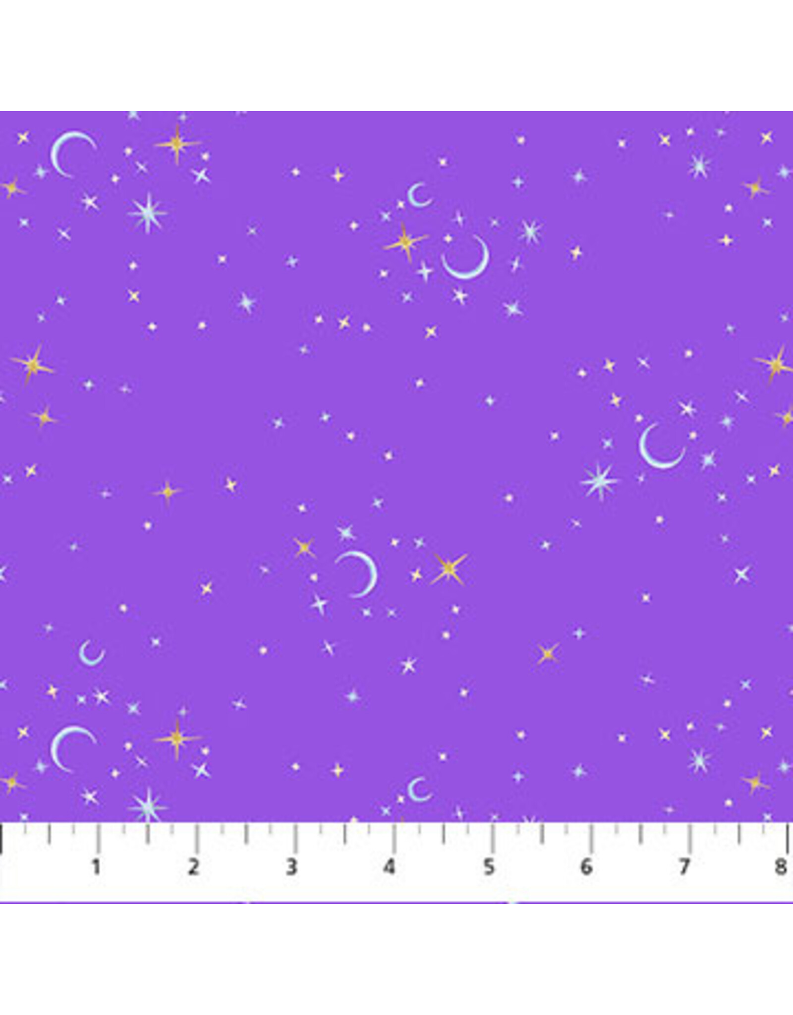 Figo Full Moon - Stars Purple coupon (± 49 x 110 cm)