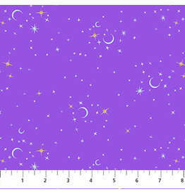 Figo Full Moon - Stars Purple coupon (± 49 x 110 cm)