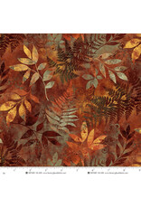 Henry Glass Henry Glass - Oak & Berries - Mixed Media Leaves Autumn - 3648-83