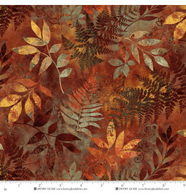 Henry Glass Oak & Berries - Mixed Media Leaves Autumn