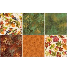 Henry Glass Oak & Berries - Fat Quarter Pakket