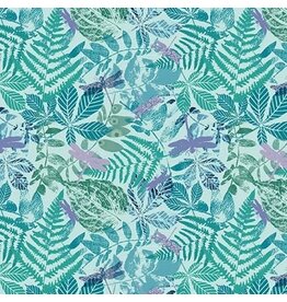 Blank Quilting Gypsy Flutter - Dragonfly Ferns Mint coupon (± 69 x 110 cm)