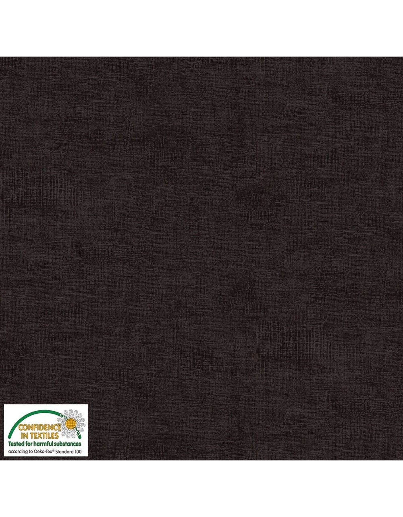 Stof Fabrics Melange - Black coupon (± 69 x 110 cm)