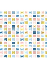 Figo Rollakan - Flat Weave in White Multi coupon (± 51 x 110 cm)