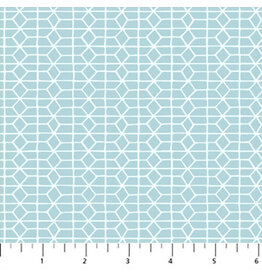 Figo Hand Stitched - Mosaic Baby Blue coupon (± 56 x 110 cm)