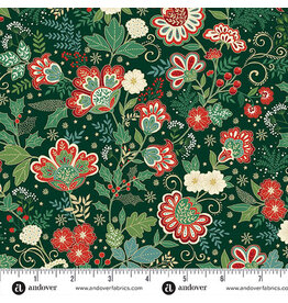 Makower UK Adorn - Bloom Green