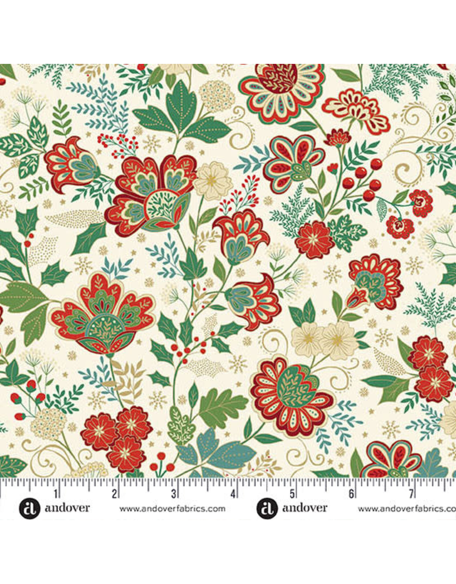 Makower UK Adorn - Bloom Cream