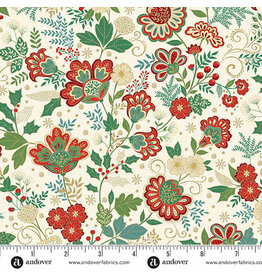 Makower UK Adorn - Bloom Cream