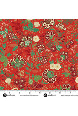 Makower UK Adorn - Bloom Red