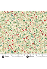 Makower UK Adorn - Holly Cream